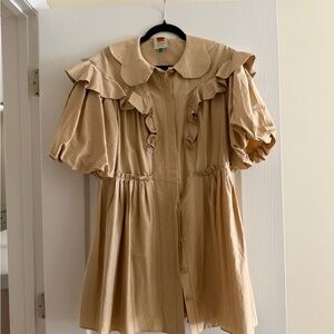 FARM Rio Tan Mini Dress